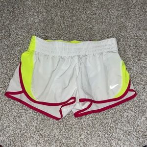 Women’s Nike white  running shorts